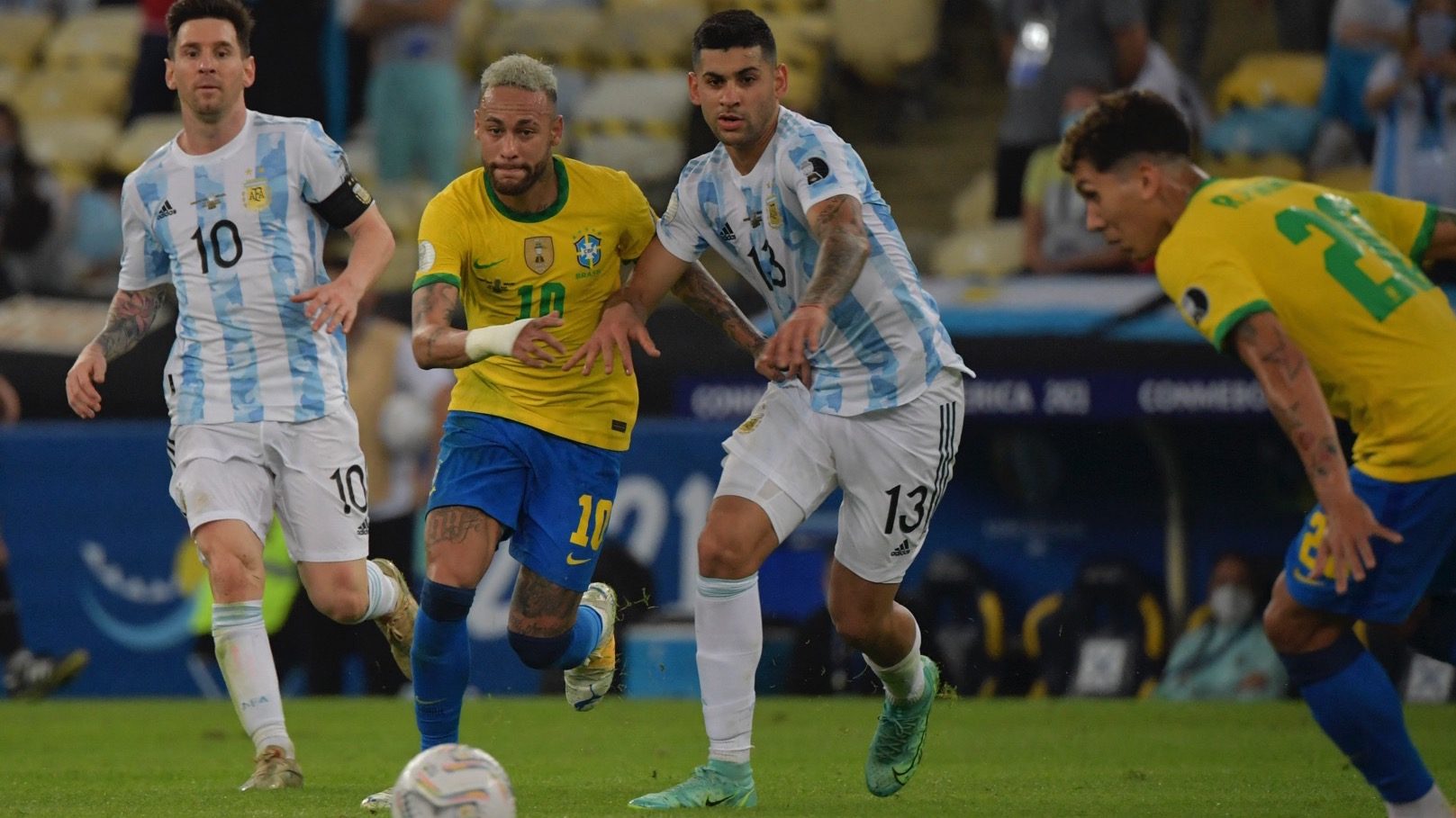 Brazil vs argentina h2h
